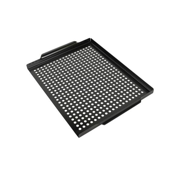 New Stainless Steel BBQ Grill Topper Pan Tray for Vegetables, Meats, & Seafood's - Picture 4 of 5